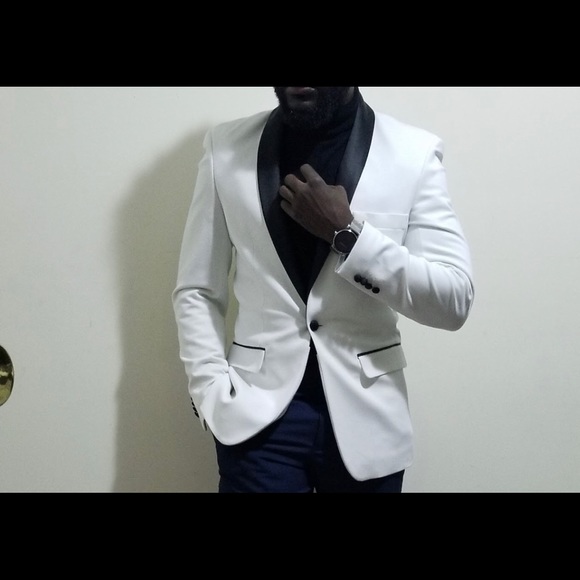 Men tuxedo white and black - Picture 7 of 11